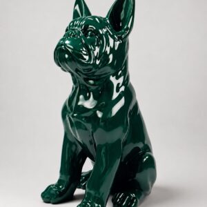 Statue Bulldog Prestige XXL en Résine 1,70 m | Décoration Design Luxe