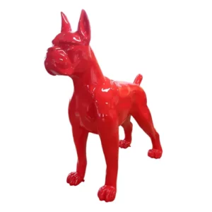 Statue Bulldog XXL en Résine 1,90 m Design Luxe