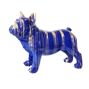 Statue Bulldog Prestige XXL en Résine 1,70 m | Décoration Design Luxe